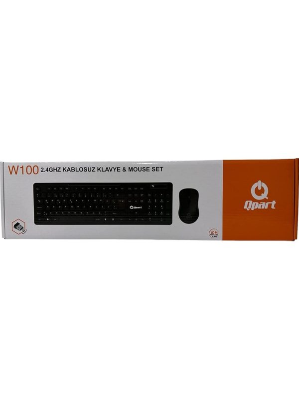 Qpart W100 2.4 Ghz Kablosuz Klavye & Mouse Set - Görsel 3